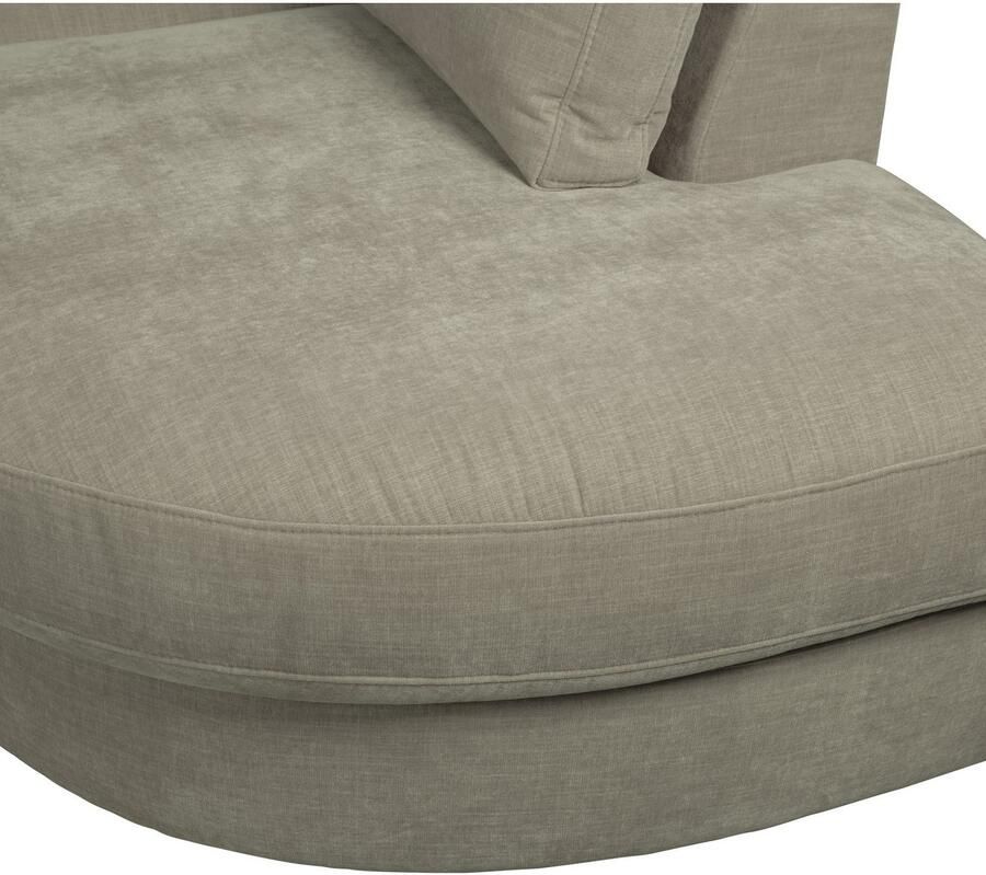 Vtwonen Family 1-Zits Element Ronde Hoek Rechts Grijs 85x93x98