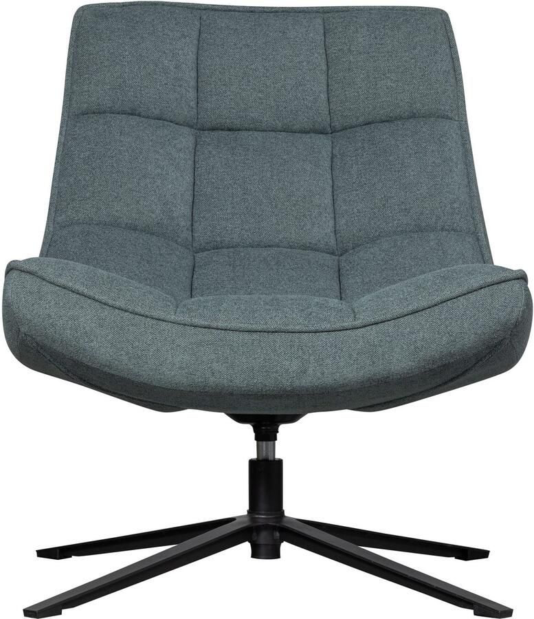 WOOOD Draaibare fauteuil Maudi Metalen frame gepolsterd met geweven stof H 84 cm x B 74 cm - Foto 6