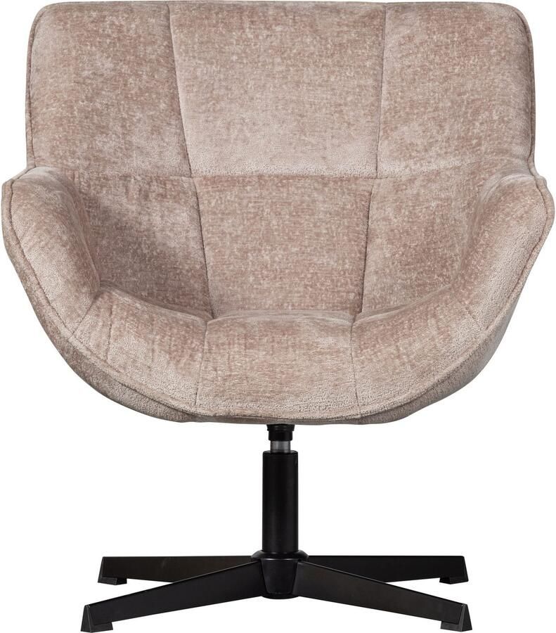 WOOOD Draaibare fauteuil Wibo met chenille-stof breedte 71 cm - Foto 8