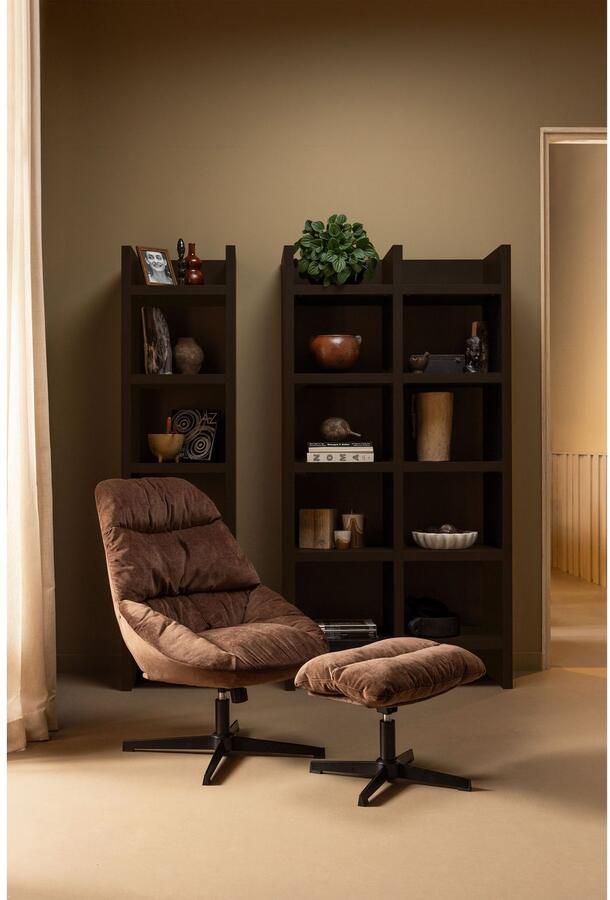 WOOOD Rek Tilburg open belastbaar tot 15 kg h 195 cm x b 50 cm