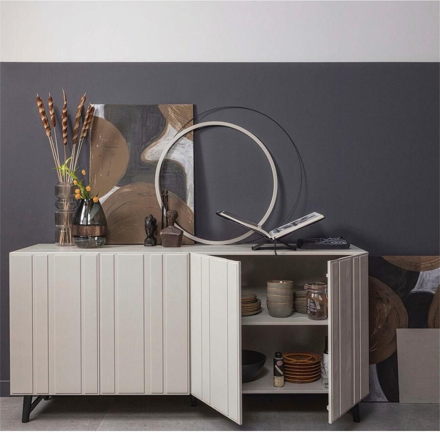 WOOOD Dressoir MILLER Commode met duidelijke lijnen breedte 181 cm - Foto 6