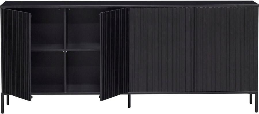WOOOD Dressoir New Gravure Commode met grafische reliëfdeuren H 85 cm x B 200 cm - Foto 10