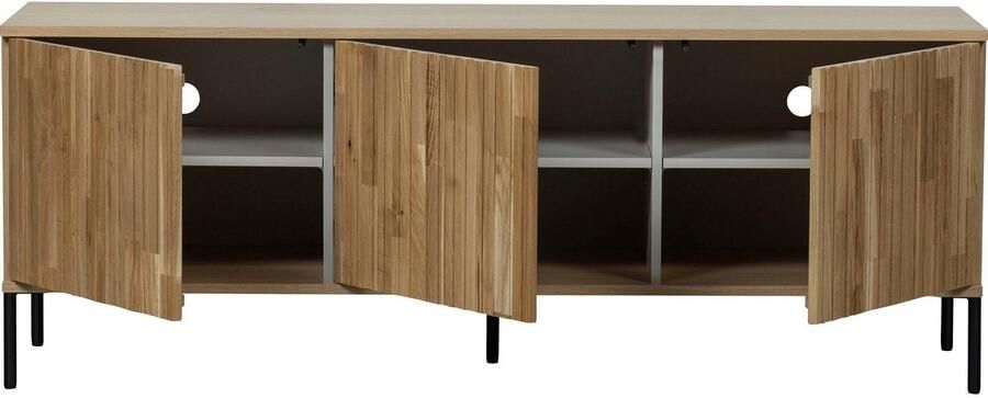 WOOOD Dressoir New Gravure TV-commode breedte 100 cm of 150 cm Commode hoogte 56 cm met grafische reliëfdeuren veel opbergruimte - Foto 8