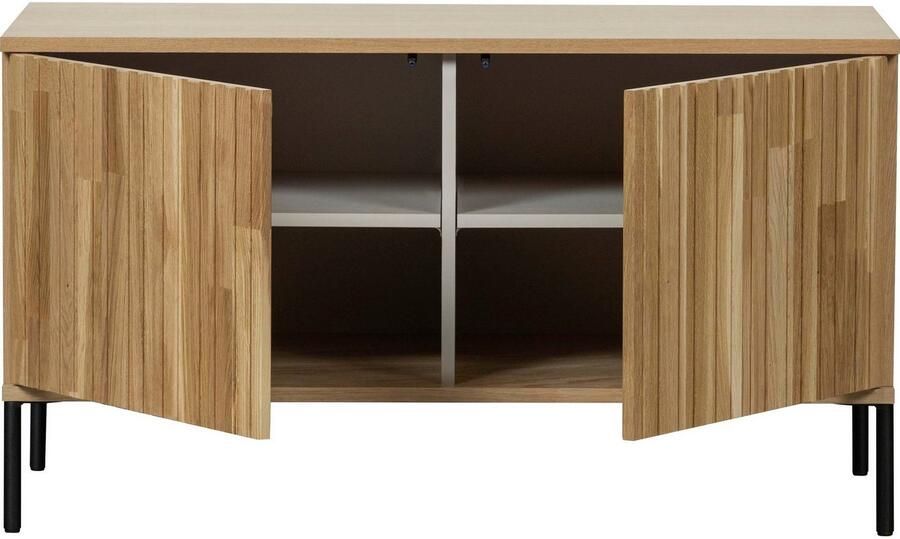 WOOOD Dressoir New Gravure TV-commode breedte 100 cm of 150 cm Commode hoogte 56 cm met grafische reliëfdeuren veel opbergruimte - Foto 8