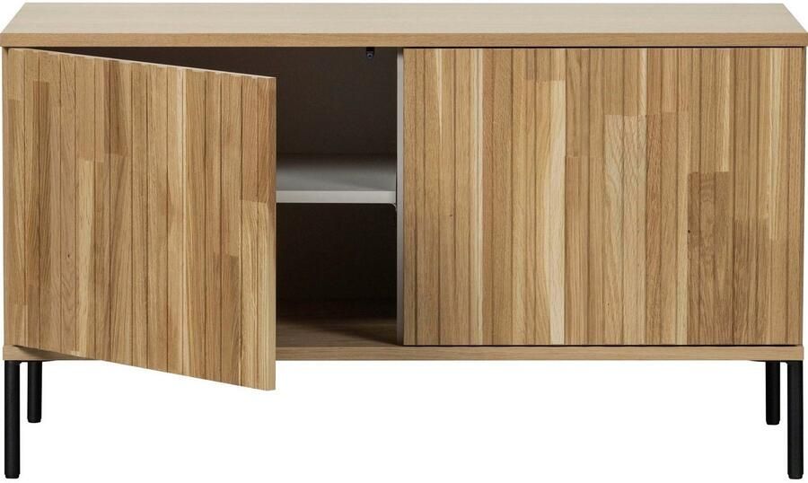 WOOOD Dressoir New Gravure TV-commode breedte 100 cm of 150 cm Commode hoogte 56 cm met grafische reliëfdeuren veel opbergruimte - Foto 10