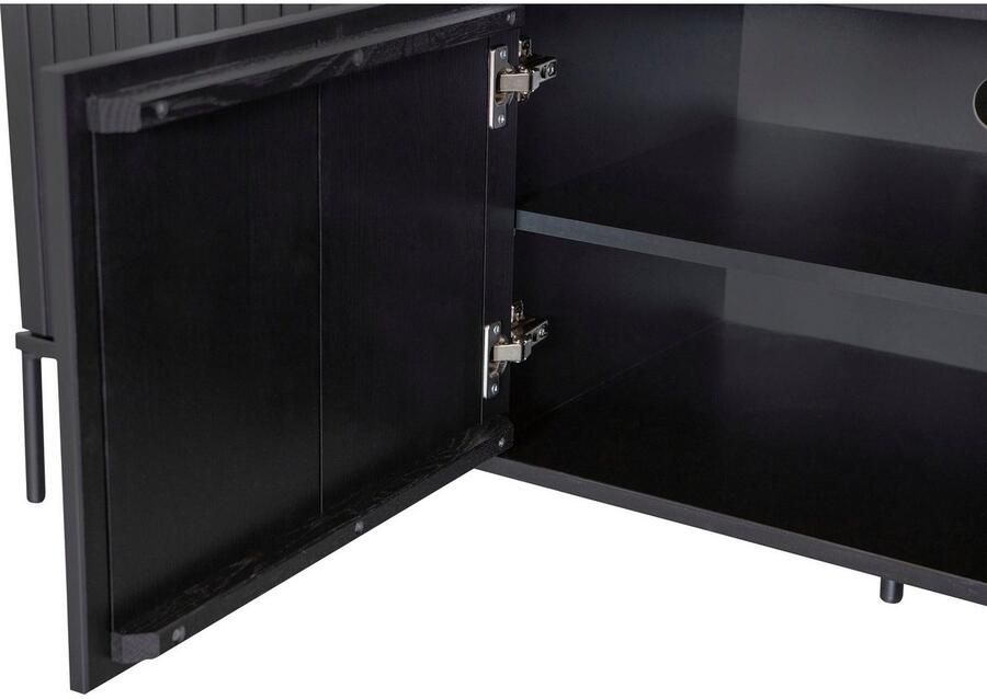 WOOOD Dressoir New Gravure TV-commode breedte 100 cm of 150 cm Commode hoogte 56 cm met grafische reliëfdeuren veel opbergruimte - Foto 2