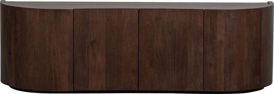 BePureHome WOOOD Sense Dressoir 4-Deurs Mango Walnoot 50x160x46 - Foto 4