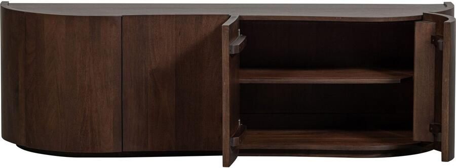 BePureHome WOOOD Sense Dressoir 4-Deurs Mango Walnoot 50x160x46 - Foto 2