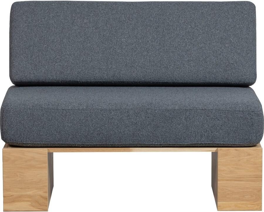 WOOOD Eetbank Dine Bank met comfortabele zitkussens breedte 200 cm - Foto 4