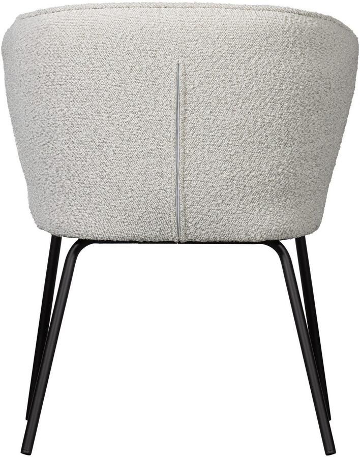 WOOOD Eetkamerstoel ADMITS Gestoffeerde stoel met 4-poots frame gepolsterd H 77 cm x B 60 cm (set 2 stuks) - Foto 3