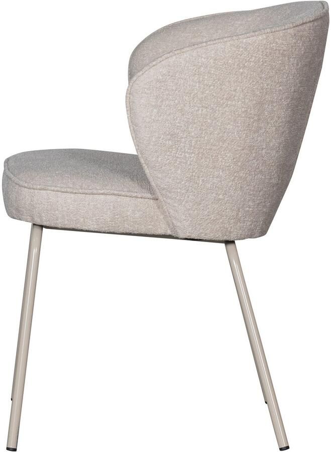 WOOOD Eetkamerstoel ADMITS Gestoffeerde stoel met 4-poots frame gepolsterd H 77 cm x B 60 cm (set 2 stuks) - Foto 5