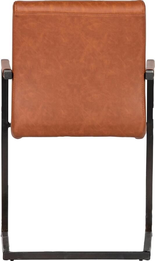 Woonexpress Woood Armstoel WOOOD Bas Bruin Synthetisch Bruin 87x54x62cm (hxbxd) - Foto 6