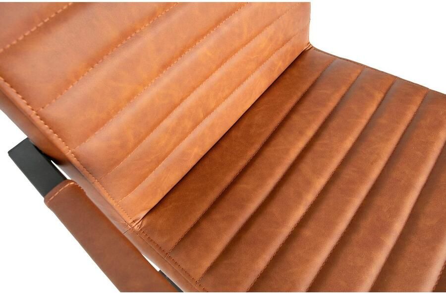 Woonexpress Woood Armstoel WOOOD Bas Bruin Synthetisch Bruin 87x54x62cm (hxbxd) - Foto 5