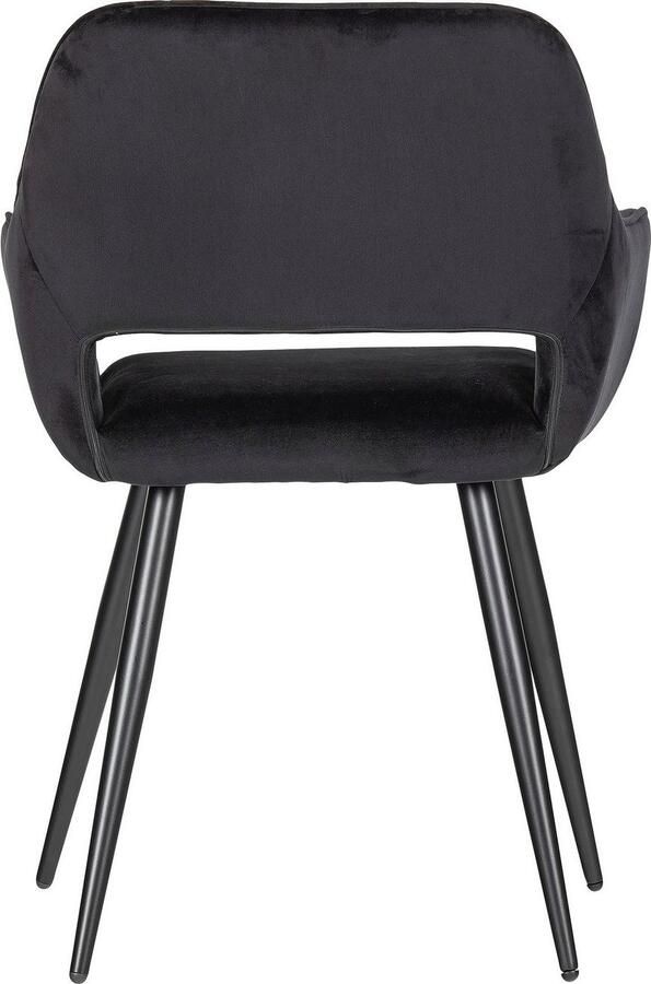 WOOOD Eetkamerstoel Jel gevoerd 4-poots onderstel h 80 cm x b 60 cm (2 stuks) - Foto 9