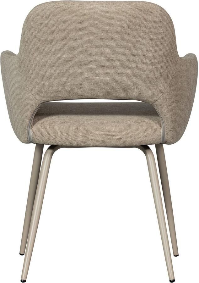 WOOOD Eetkamerstoel Jenny gepolsterd 4-poots onderstel h 80 cm x b 58 cm (set 2 stuks) - Foto 6