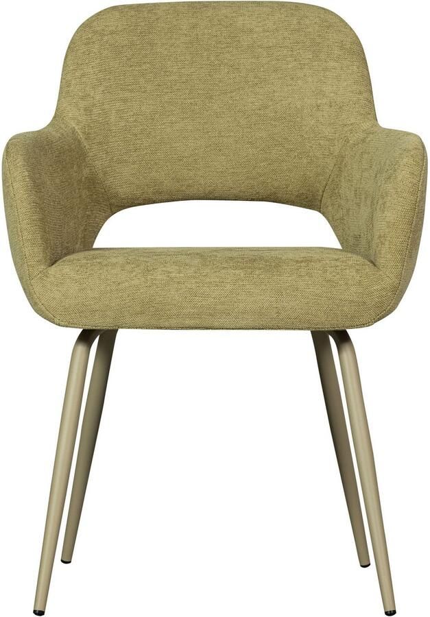 WOOOD Eetkamerstoel Jenny gepolsterd 4-poots onderstel h 80 cm x b 58 cm (set 2 stuks) - Foto 11