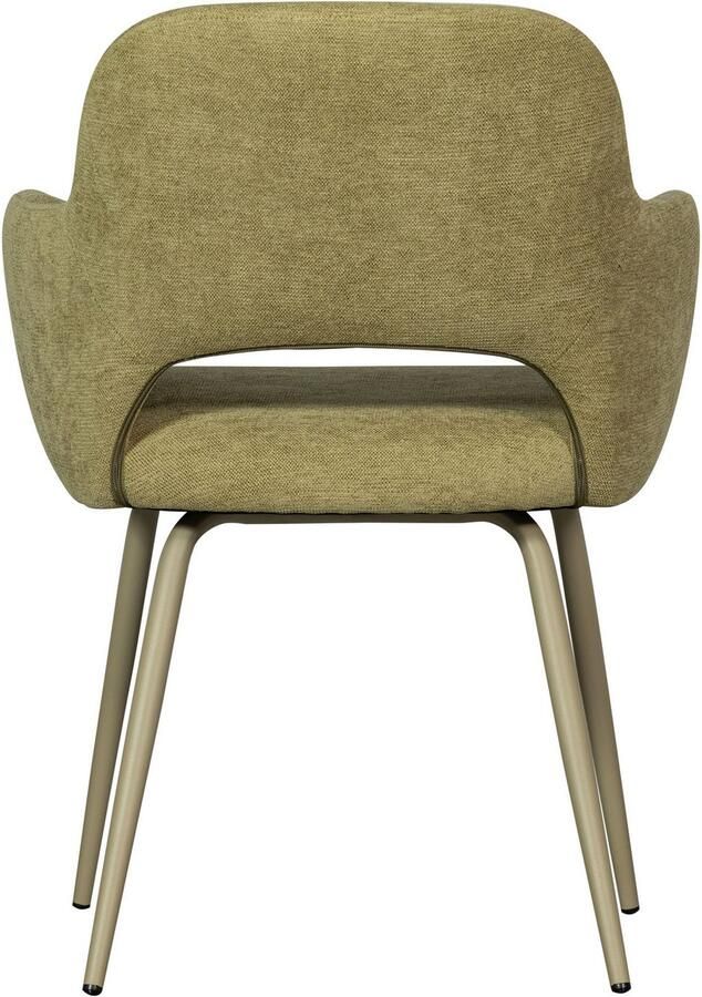 WOOOD Eetkamerstoel Jenny gepolsterd 4-poots onderstel h 80 cm x b 58 cm (set 2 stuks) - Foto 6