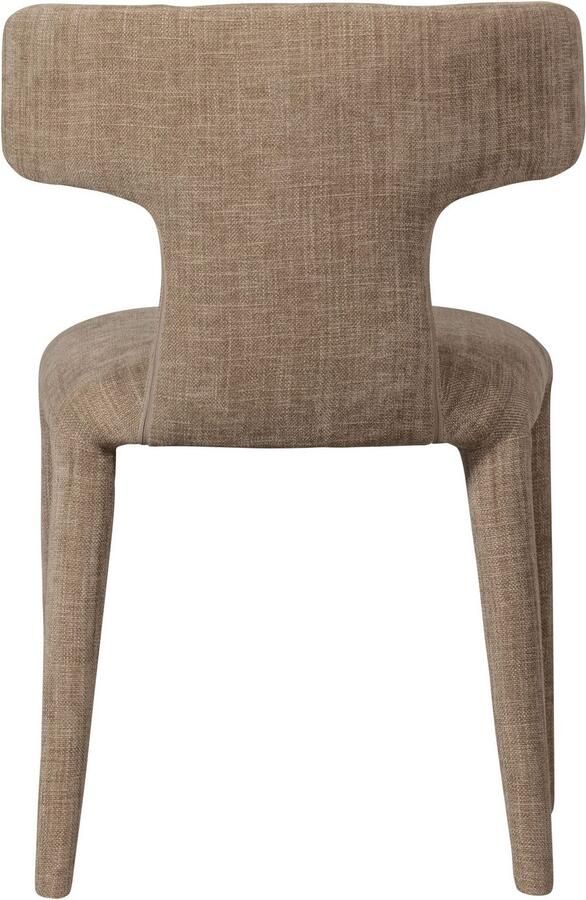WOOOD BePureHome Permit Eetkamerstoel Bekleed Van Top Tot Teen Tintle geweven Stof Zand Beige 78x52x53 cm - Foto 7