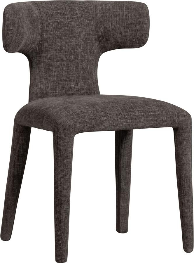 WOOOD BePureHome Permit Eetkamerstoel Bekleed Van Top Tot Teen Tintle geweven Stof Espresso Bruin 78x52x53 cm - Foto 10