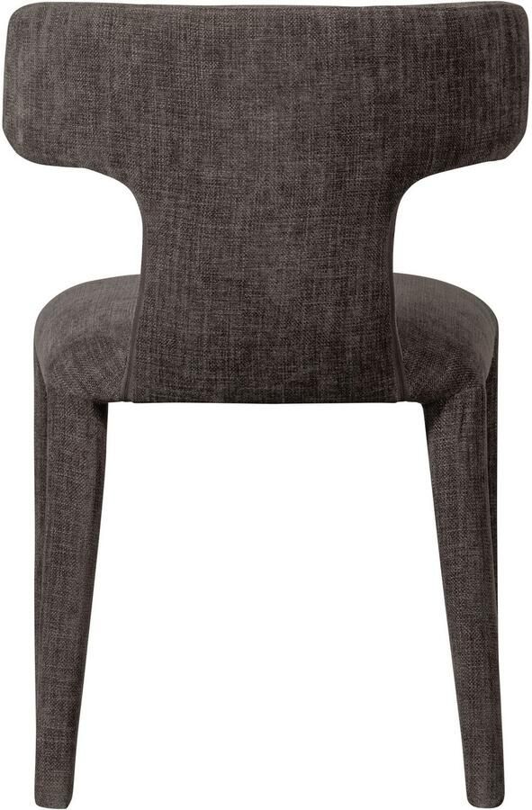 WOOOD BePureHome Permit Eetkamerstoel Bekleed Van Top Tot Teen Tintle geweven Stof Espresso Bruin 78x52x53 cm - Foto 8
