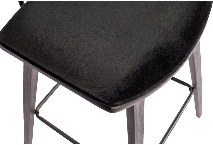 WOOOD Barkruk Senn Zitvlak van velours H 94 cm x B 41 cm (2 stuks) - Foto 9