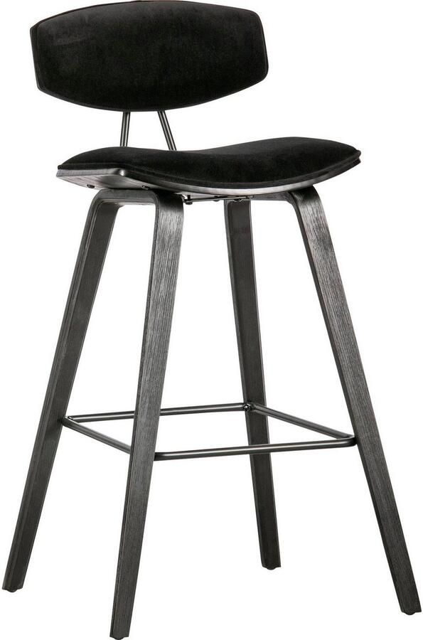 WOOOD Barkruk Senn Zitvlak van velours H 94 cm x B 41 cm (2 stuks) - Foto 11