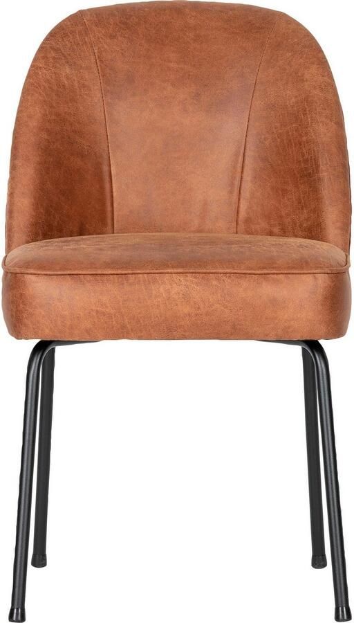 WOOOD Eetkamerstoel Stockholm Gestoffeerde stoel 4-poots metalen frame breedte 50 cm (set 2 stuks) - Foto 8