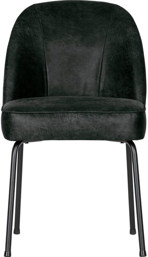 WOOOD Eetkamerstoel Stockholm Gestoffeerde stoel 4-poots metalen frame breedte 50 cm (set 2 stuks) - Foto 6