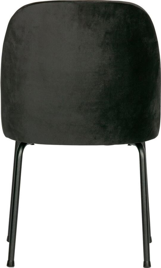 WOOOD Eetkamerstoel Stockholm Gestoffeerde stoel 4-poots metalen frame breedte 50 cm (set 2 stuks) - Foto 6