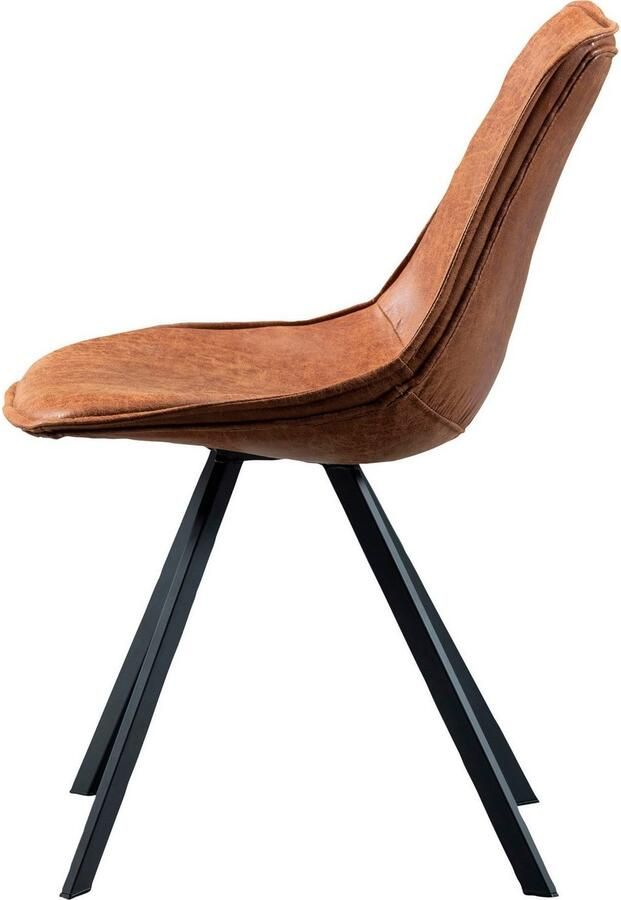 WOOOD Eetkamerstoel SVENS Waanvormig breedte 50 cm (2 stuks) - Foto 4