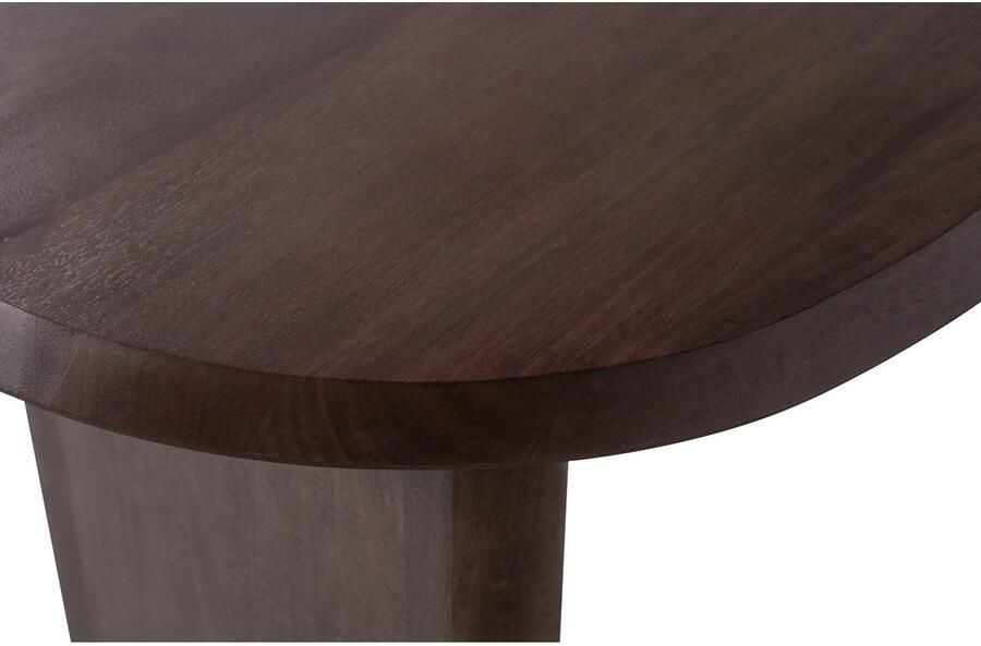 WOOOD Eettafel ELLIPS met afgeschuinde randen van mangohout breedte 180 cm - Foto 3