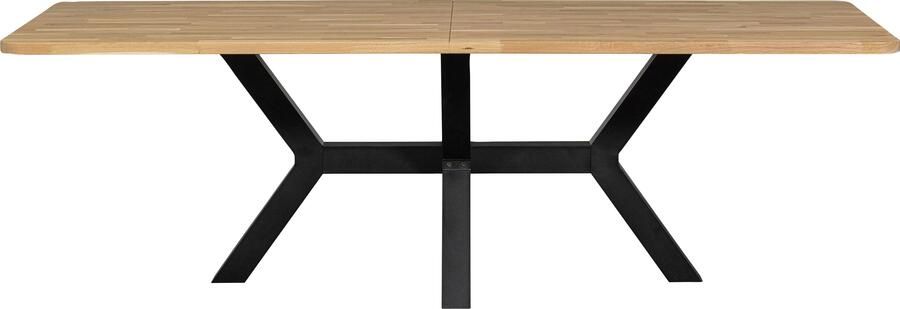 WOOOD Eettafel Tablo Hout gedeeltelijk massief rechthoekige vorm H 77 cm x B 240 x D 100 cm - Foto 7