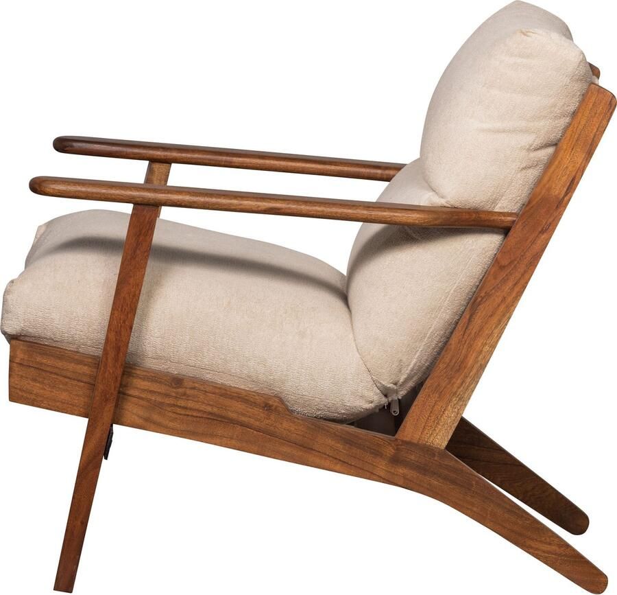 WOOOD Fauteuil Houston Frame van acaciahout maximale belasting 150 kg H 86 cm - Foto 6