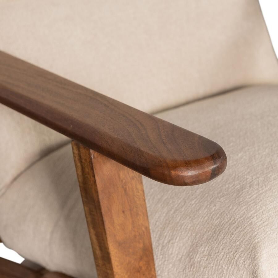 WOOOD Fauteuil Houston Frame van acaciahout maximale belasting 150 kg H 86 cm - Foto 2