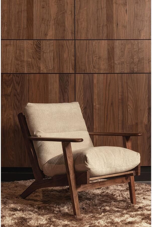 WOOOD Fauteuil Houston Frame van acaciahout maximale belasting 150 kg H 86 cm - Foto 9