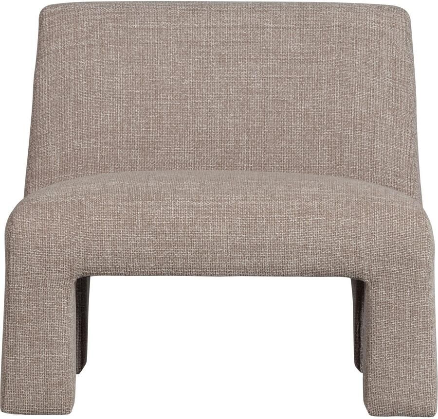 WOOOD Fauteuil Lavid geweven stof 4-poots frame h 73 cm x b 74 cm - Foto 4