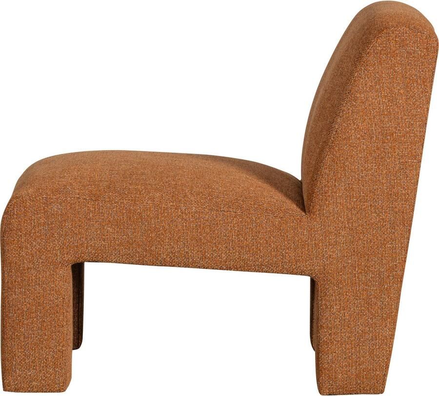 WOOOD Fauteuil Lavid geweven stof 4-poots frame h 73 cm x b 74 cm - Foto 6