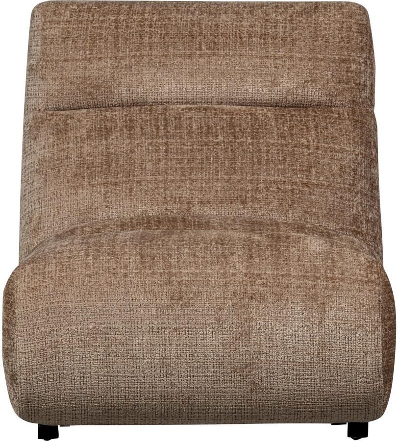 WOOOD Fauteuil Observe vrijstaand grof geweven chenille-stof h 82 cm x b 75 cm - Foto 4