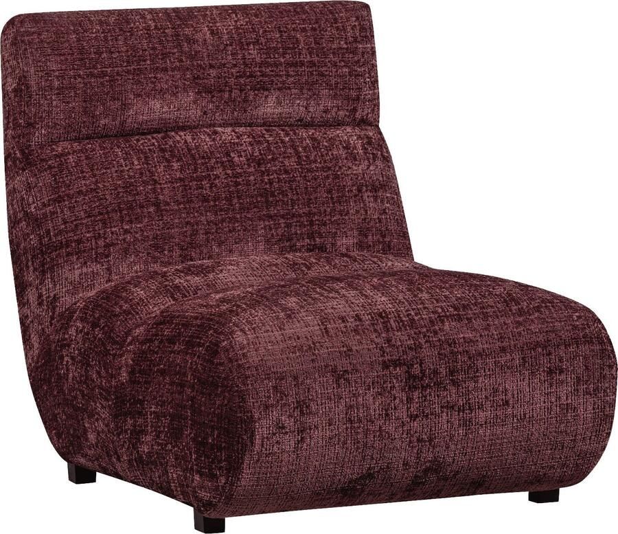 WOOOD Fauteuil Observe vrijstaand grof geweven chenille-stof h 82 cm x b 75 cm - Foto 7