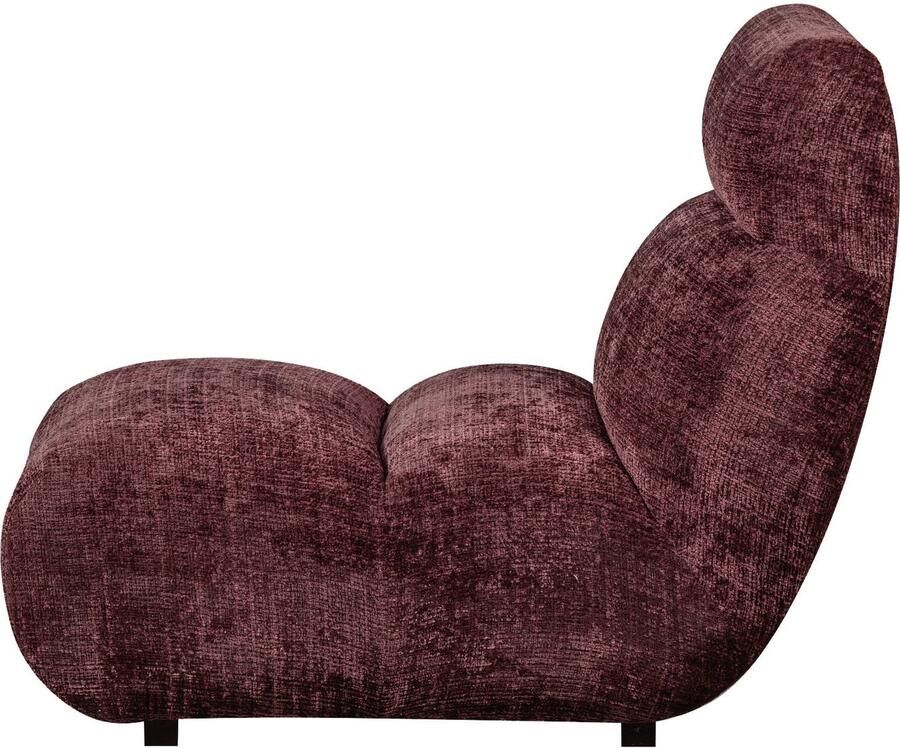 WOOOD Fauteuil Observe vrijstaand grof geweven chenille-stof h 82 cm x b 75 cm - Foto 6