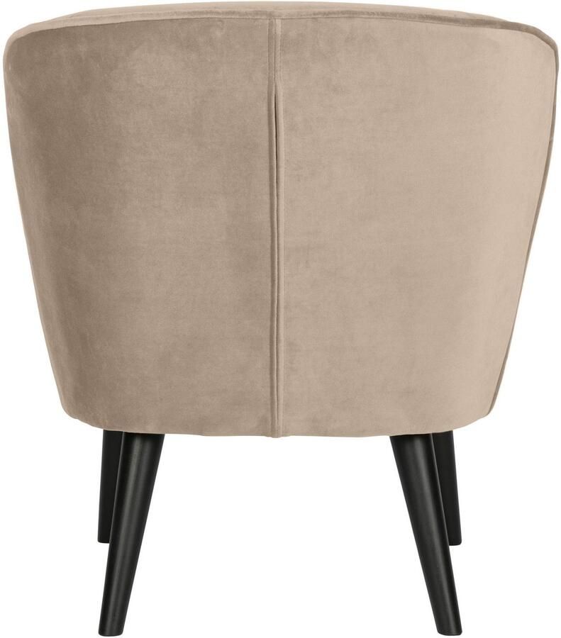 WOOOD Fauteuil Sara zacht gepolsterd 4-poots frame h 71 cm x b 59 cm - Foto 2