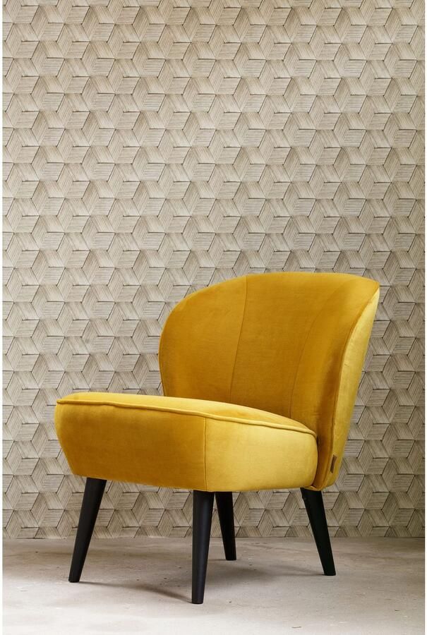 WOOOD Fauteuil Sara zacht gepolsterd 4-poots frame h 71 cm x b 59 cm - Foto 9