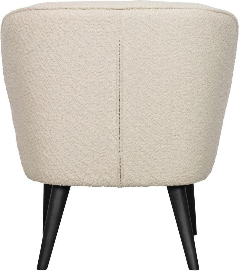 WOOOD Fauteuil Sara zacht gepolsterd 4-poots onderstel h 71 cm x b 59 cm - Foto 6