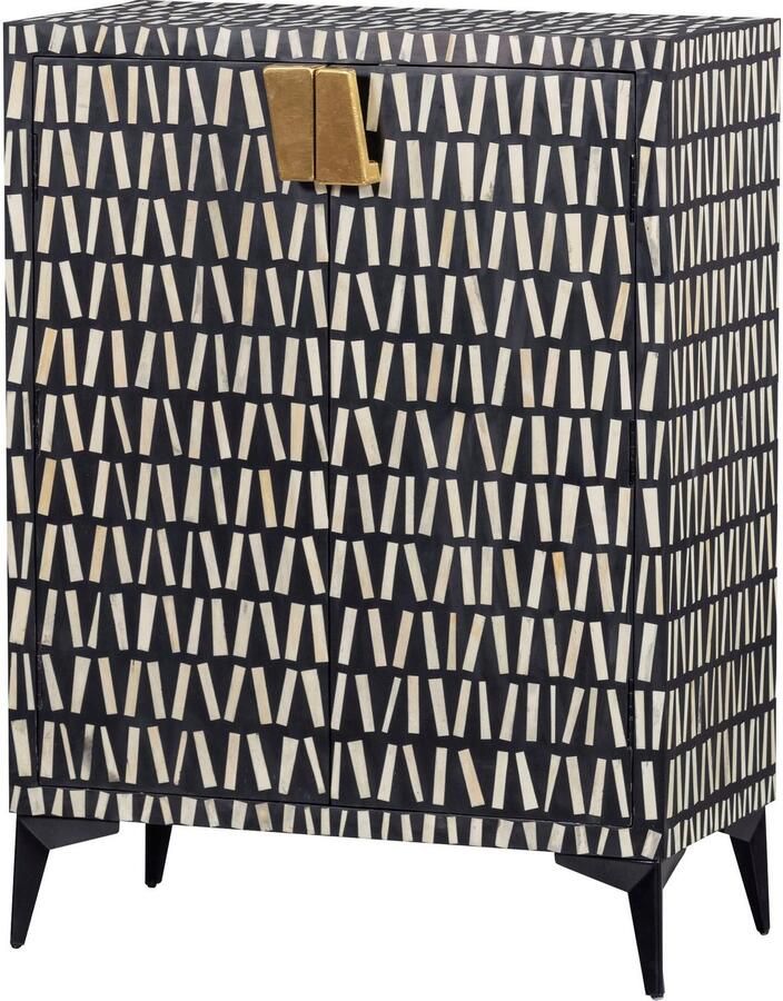 WOOOD Highboard Menne midi-kast met metalen handgrepen Kast in stijlvol ontwerp H 108 cm x B 81 cm - Foto 7