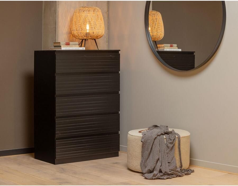 WOOOD Hocker Sara ronde vorm veelzijdig inzetbaar h 36 cm x ø 60 cm - Foto 4