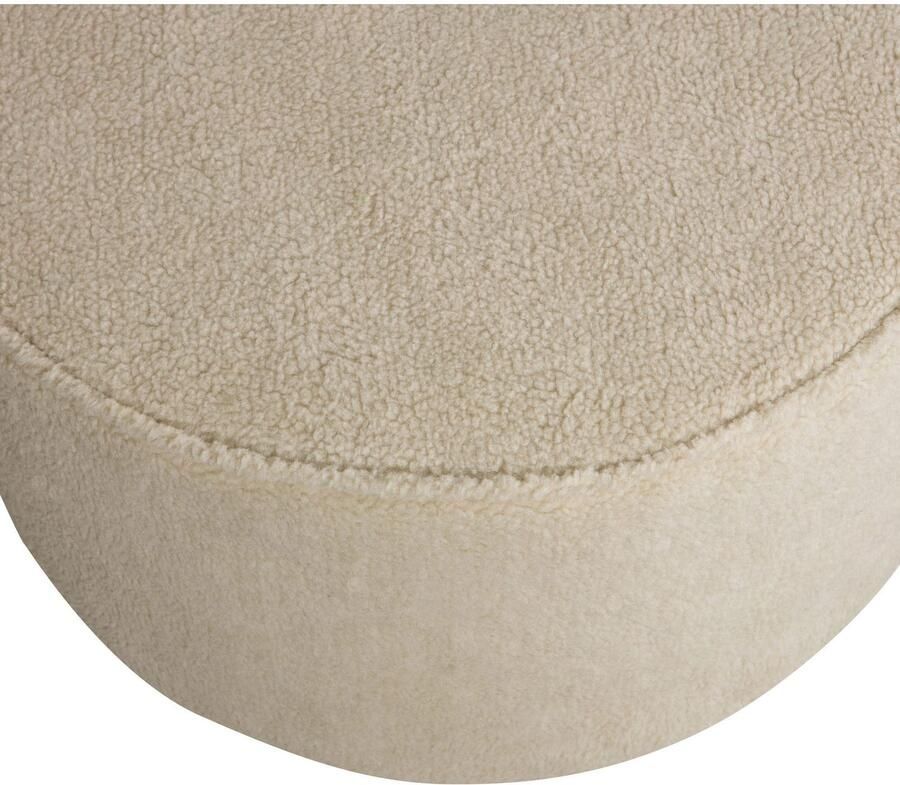 WOOOD Hocker Sara ronde vorm veelzijdig inzetbaar h 36 cm x ø 60 cm - Foto 3