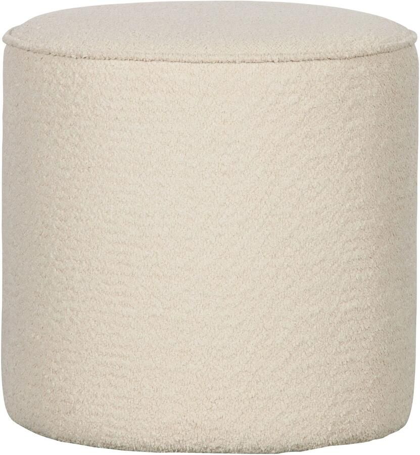 WOOOD Hocker Sara zacht gepolsterd ronde vorm h 46 cm x ø 46 cm - Foto 3