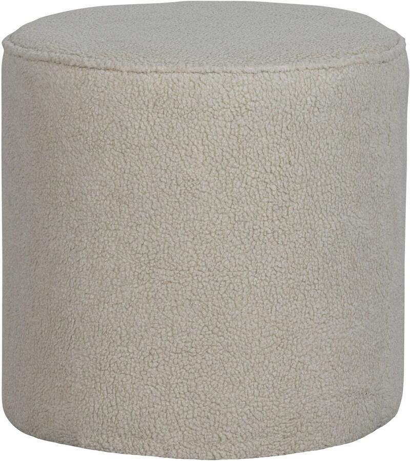 WOOOD Hocker Sara zacht gepolsterd ronde vorm h 46 cm x ø 46 cm - Foto 2