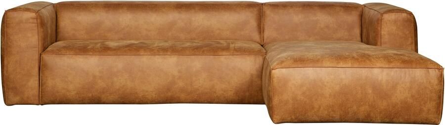 Woood Bean Hoekbank met Chaise Longue Rechts Eco-leder Cognac - Foto 6