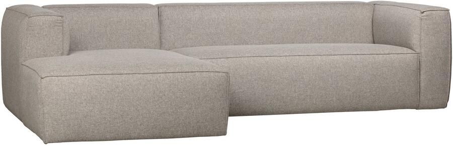 WOOOD Exclusive Bean Hoekbank Incl. Kussens Links Lichtgrijs -73x305x96 - Foto 5
